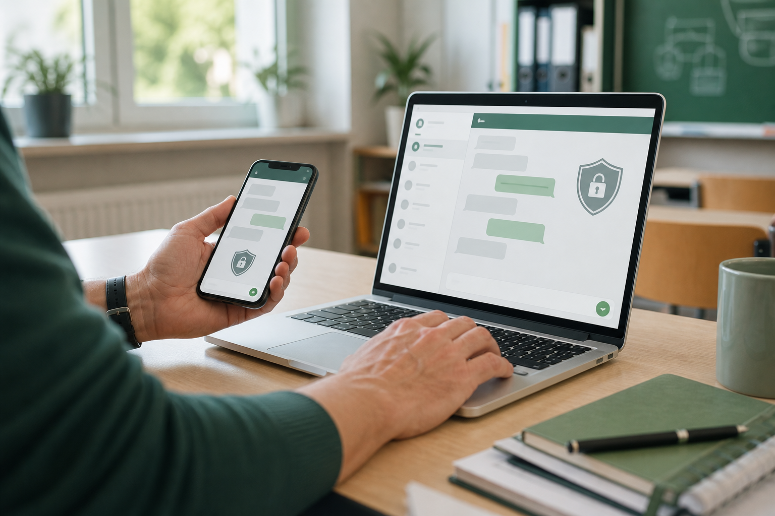 Datenschutzkonforme Kommunikation mit SchulMessenger im Schulalltag